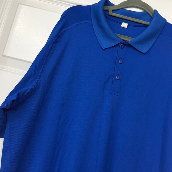 Lululemon Metal Vent Tech Polo Mens XXL Royal Blue - Picture 5 of 8